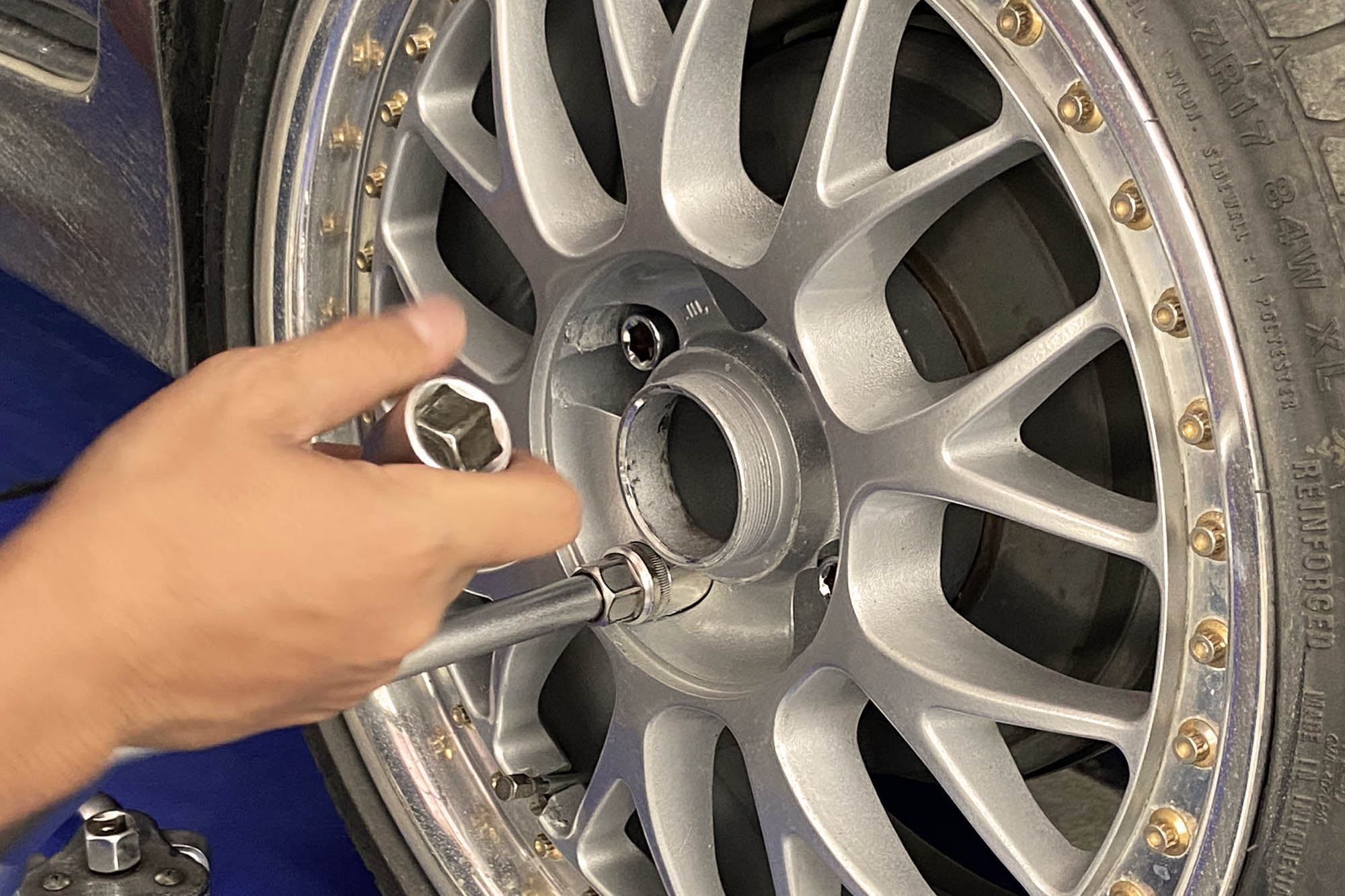 Overtightened Wheel Nut Can Be Dangerous