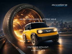 Accelera IOTA EVT 175/75 R16 Becomes the Ideal Companion for VinFast VF3 Electric City Car