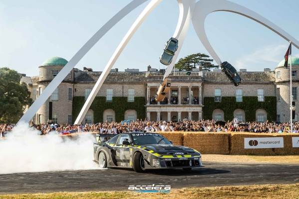 Lando Norris Showcases the LB-Super Silhouette Nissan 180SX (S13) on Accelera 651 Sport Pro at Goodwood Festival of Speed