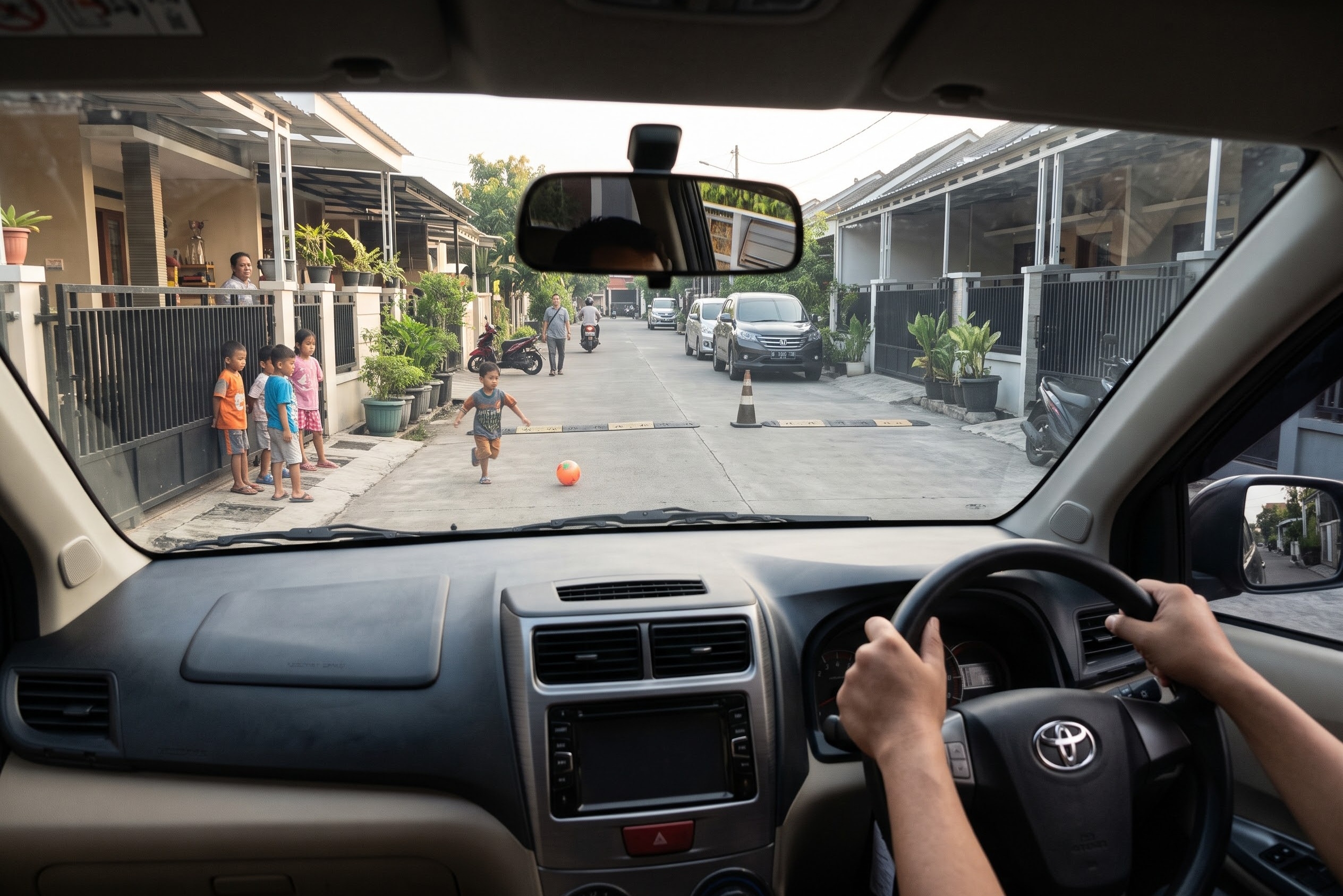 How to Drive Safely on Narrow Residential Streets